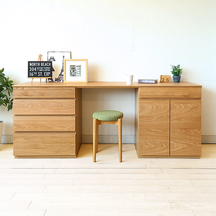 楽天市場】ユニットデスク ワーキングデスク カウンターデスク 両袖 開