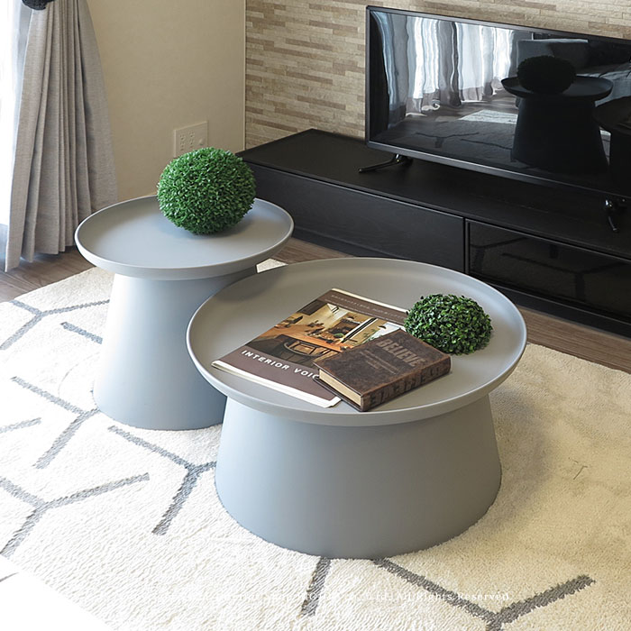 楽天市場】【Lサイズ/Φ70cm】リビングテーブル センターテーブル ロー