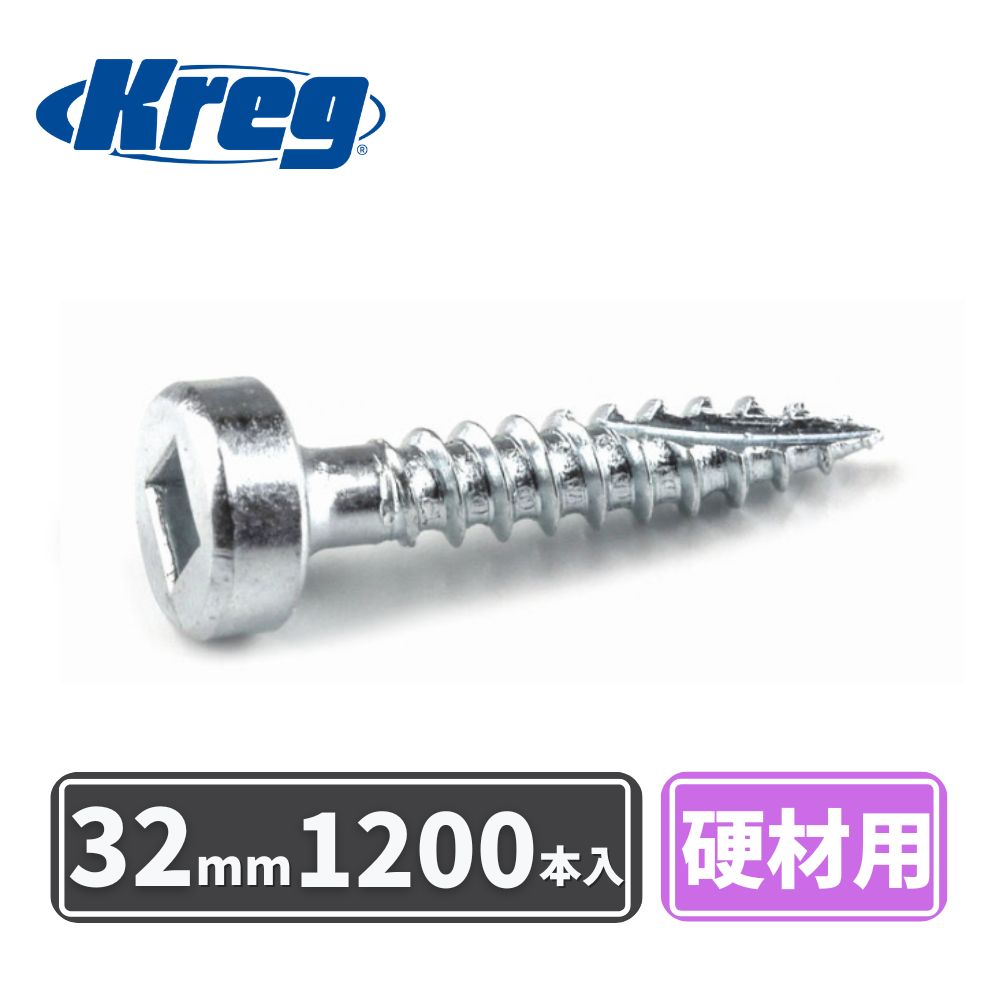 福袋特集 Kreg パンヘッドスクリュー 32mm 細目 1200本入 vallesslp.gob.mx