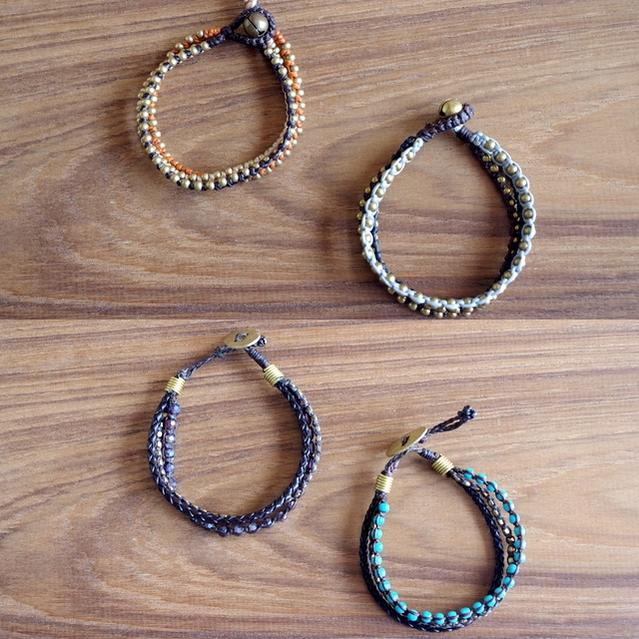 楽天市場 ブレスレット レザー メンズ レディース 3連 レザーブレス ゴールド ビーズ ターコイズ ワックスコード 紐 編み込み ブレス アクセサリー ターコイズ ブラック エスニック メール便 送料無料 父の日 ストール 帽子のjpコンセプト