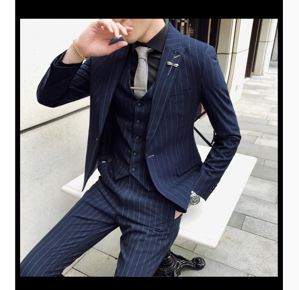 テレビで話題 メンズスーツ ストライプ 3点セット 1つボタンスーツ 3ピーススーツ ビジネススーツ フォーマル 結婚式 成人式 卒業式 就職活 披露宴 紳士服 冠婚葬祭 二次会 就職活動 カッコイイ Fucoa Cl テレビで話題 メンズスーツ ストライプ 3点セット 1つボタンスーツ 3ピーススーツ ビジネススーツ フォーマル 結婚式 成人式 卒業式 就職活 披露宴 紳士服 冠婚葬祭 二次会 就職活動 カッコイイ Fucoa Cl