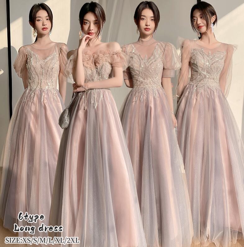 ロングドレス 人気新作 演奏会 Long dress ブライズメイド ドレス ウエディングドレス パーティードレス 結婚式 大きいサイズ 上品 大人 お呼ばれ フォーマル 発表会 披露宴 20代 30代 40代 舞台衣装 キャバ嬢 スパンコール お姫様ドレス 大きいサイズ