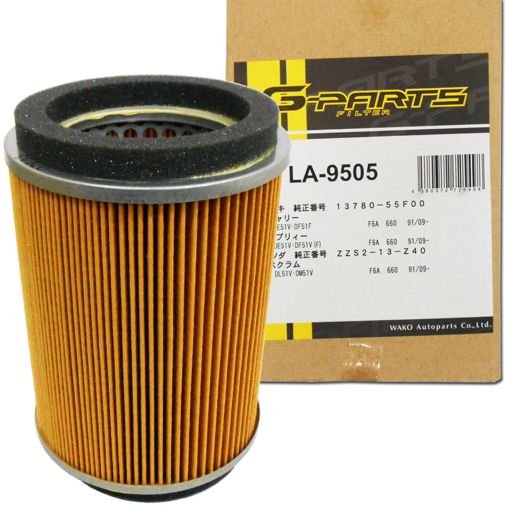 楽天市場】【ｸｰﾎﾟﾝ有り5のつく日】エアーフィルター スズキ キャリイ