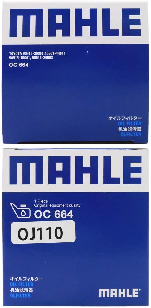 【 オイルフィルター 20個&ドレンパッキン20枚セット】 トヨタ ダイハツ 日野 MAHLE マーレ OC664-PT3×20 デュトロ レンジャー  クラウン マジェスタ グランドハイエース ヨエース ダイナ ハイエース レジアスエース タウンエース ランドクルーザー|フィルター ワイパー