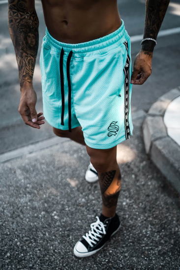 保存版 Sinners Attire シナーズアタイア 短パン メンズ ハーフパンツミント ショートパンツ ハーフ丈 ジャージ ボトムスメッシュ ズボン ジムウエア スポーツウエア トレーニングパンツロゴ おしゃれ かっこいい メンズファッションバーシティーメッシュショーツ 高い