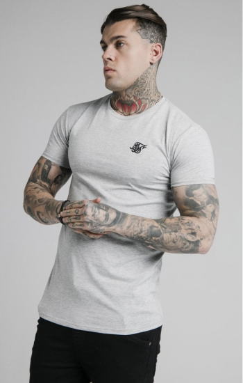 特売 Siksilk シックシルク Tシャツ メンズ トップス半袖tシャツ グレー ジムtシャツ カットソージムウエア トレーニングtシャツ スポーツウエア メンズファッション無地tシャツ ロゴ おしゃれ かっこいいストレートヘム ジムtシャツ Sサイズ 超歓迎 Ctcvnhcmc Vn