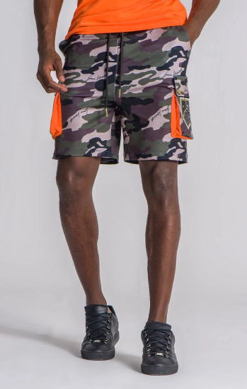 Gianni Kavanagh ジャンニカヴァナ ハーフパンツ 迷彩柄 カモ 短パン メンズ カーゴパンツ ショーツ ショートパンツ ジャージ ジムパンツ ジムウエア ジムショーツ ハーフ丈 スポーツウエア トレーニングウエア カモ ウィナーズアーミーショーツ