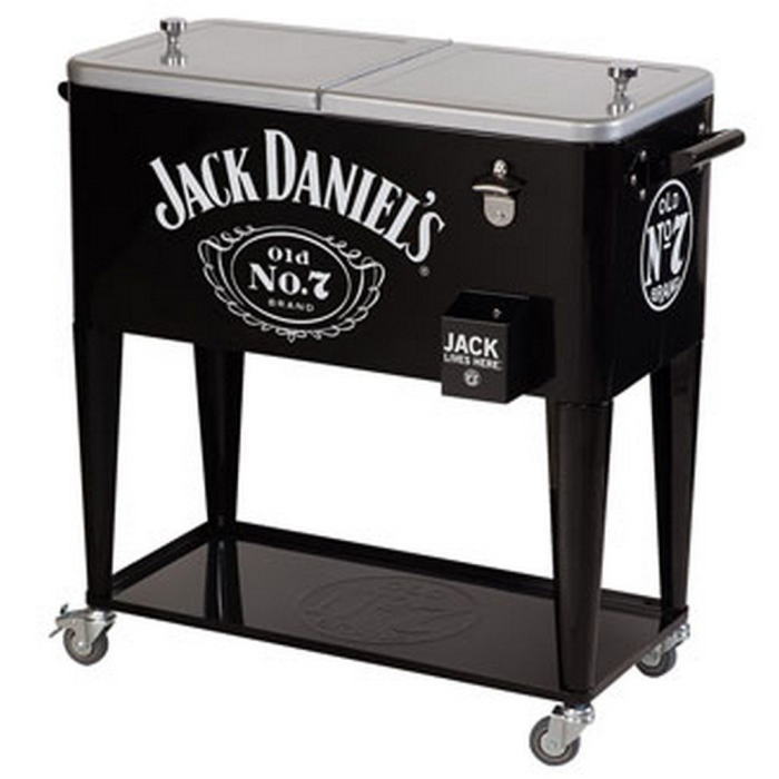 万力ダニエル 内燃機関冷房装置 旋回手押し車Jack Daniels Cooler - Rolling Cart【亜米利加直輸入品】【代引不可商いもの】貨物輸送別途積もり書き 原則として納期2～3週