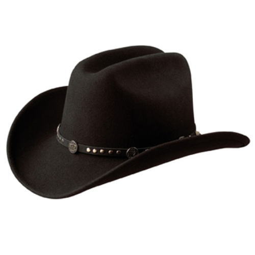 Jack Daniels/ジャックダニエル JD03-D ソフトウール バイカーカウボーイハット (黒） 米国直輸入品 代引不可 通常納期２週間～