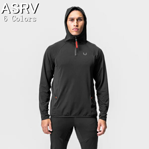 ASRV エステティックレボリューション パーカー メンズ 海外ブランド 大きいサイズ スポーツウェア メンズ トラックスーツ パーカー ジップポケット ジム 筋トレ ランニング 1/4ジップ サーマル トレーニング フーディ フィジーク パーカー ボディビル 【トップス単品】