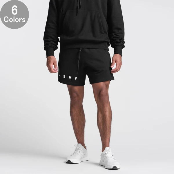 ASRV エステティックレボリューション ショートパンツ ハーフパンツ メンズ 筋トレ ボディビル パンツ ライトウエイト フリース スウェット ショートパンツ ジム フィジーク ショーツ 筋トレ 【取寄】【ボトムス単品】