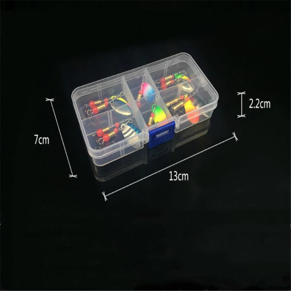 【楽天市場】フィッシングルアー スプーン スイベルフック付 10ピースセット ケースフィッシング 回転ルアー 対象魚 ニジマス イワナ ヤマメ