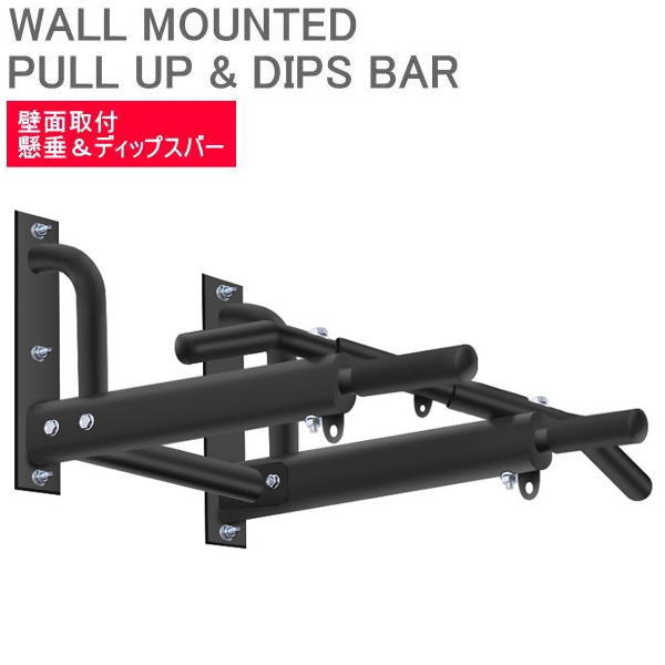吊るさがる赤ちょうちん 壁面 ウォールマウントプルアップバー壁面据え置き 吊るさがる赤ちょうちん ディップススタンド 吊るさがる器械ぶら下がり思わしい器 プルアップバー 吊るさがる 体育館 【取寄】