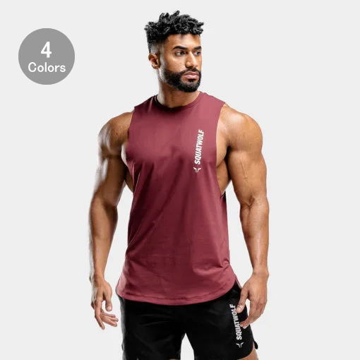 最安値挑戦 Squat Wolf スクワットウルフ トレーニングウエアメンズ タンクトップ アームホール カットオフタンクボディビル タンクトップ メッシュバック マッスルタンクフィジーク タンク 取寄 トップス単品 国産 Www Recnor Pt