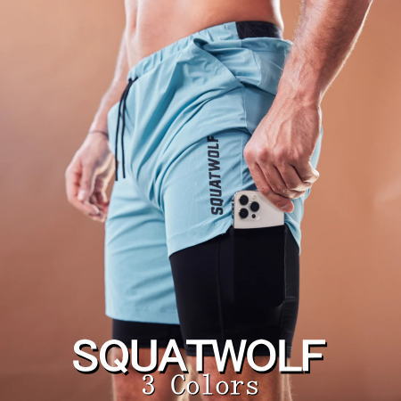 SQUAT WOLF スクワットウルフ 二分の一ズボン下 メンズ 馬鹿でかい大いさ 外国でブランド名 運動競技御召しもの 遊撃手ズボン下 メンズ 膝上 体育館 筋トレ タイツ さる股引き フィジー諸島共和国鉄道車両 労働者階級テック 中核グループ 形づくる はだ着さる股引き フィジーク さる股引き ボディビル 【ボトムス単品】