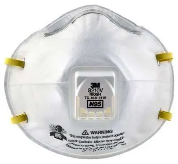 3M N95 8210V 排気弁付 米国（NIOSH）認可 使い捨て防護マスク微粒子用マスク (レギュラー)カップ型 10枚入/箱 NIOSH 並行輸入品｜ＪＰＬＡＭＰ