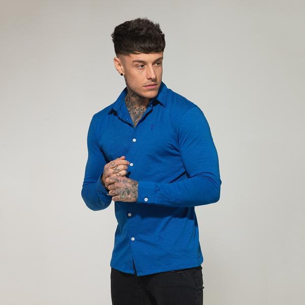 FATHER SONS ファーザーサン 【Fathersons】 ボディビルダー シャツ 大きいサイズ XL 2XL 3XL 4XL スーパースリム ジャージーシャツ 長袖 【ＵＫ発】【取寄せ】【送料無料】【トップス単品】