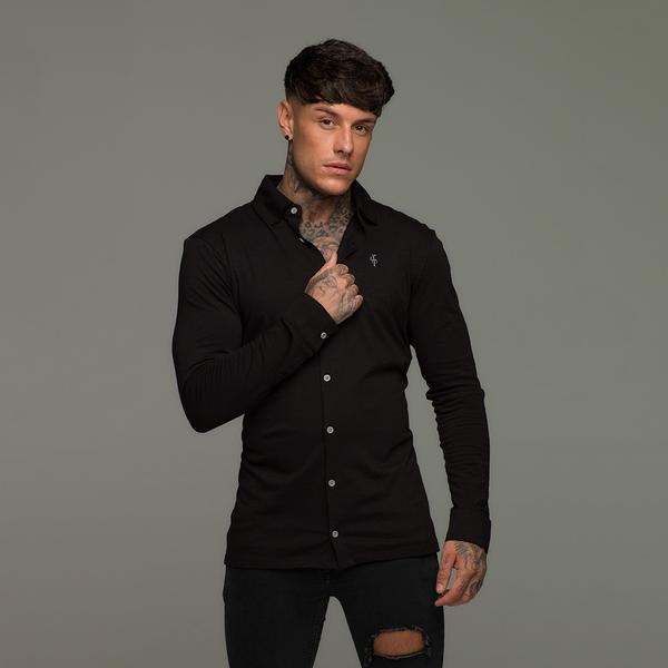 FATHER SONS ファーザーサン 【Fathersons】ボディビルダー シャツ 大きいサイズ XL 2XL 3XL 4XLスーパースリム ジャージーシャツ 長袖【ＵＫ発】【取寄せ】【送料無料】【トップス単品】｜ＪＰＬＡＭＰ
