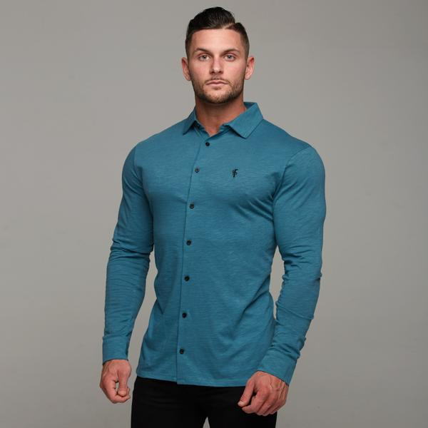 FATHER SONS ファーザーサン 【Fathersons】 ボディビルダー シャツ 大きいサイズ XL 2XL 3XL 4XL スーパースリム ジャージーシャツ 長袖 【ＵＫ発】【取寄せ】【送料無料】【トップス単品】