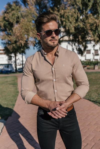 FATHER SONS ファーザーサン 【Fathersons】 ボディビルダー シャツ 大きいサイズ XL 2XL 3XL 4XL メンズシャツ ロングスリーブ クラシックシャツ 長袖 【ＵＫ発】【取寄せ】【送料無料】【トップス単品】