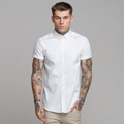 FATHER SONS ファーザーサン 【Fathersons】 ボディビルダー シャツ 大きいサイズ XL 2XL 3XL 4XL ボタンダウン エジプシャン クラシックシャツ 半袖 【ＵＫ発】【取寄せ】【送料無料】【トップス単品】
