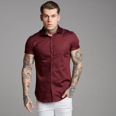 FATHER SONS ファーザーサン 【Fathersons】 ボディビルダー シャツ 大きいサイズ XL 2XL 3XL 4XL メンズシャツ エジプシャン クラシックシャツ 半袖 【ＵＫ発】【取寄せ】【送料無料】【トップス単品】