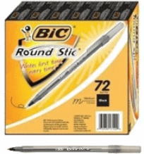 BIC/ビック　ボールペン　ブラック　72本入り【お徳用3個セット】【納期2週間～】【お取り寄せ品】