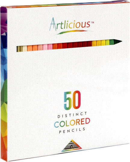 色鉛筆 50色 セット 色えんぴつセット 塗り絵 大人の塗り絵 お絵かき 落書き 色塗り アートセット アート用品 カラー鉛筆