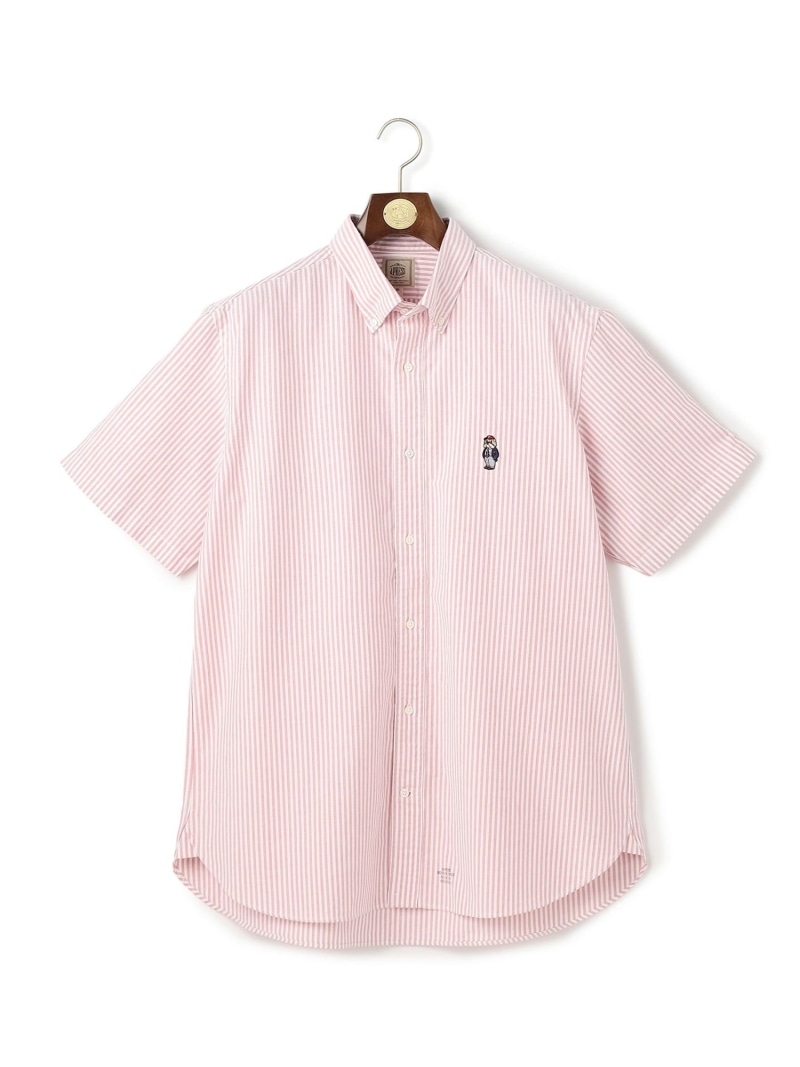 【KING SIZE / BULLDOG BOY】オックスフォード 半袖シャツ / B.D. J.PRESS ジェイプレス トップス シャツ・ブラウス ホワイト ネイビー レッド【送料無料】[ Fashion]