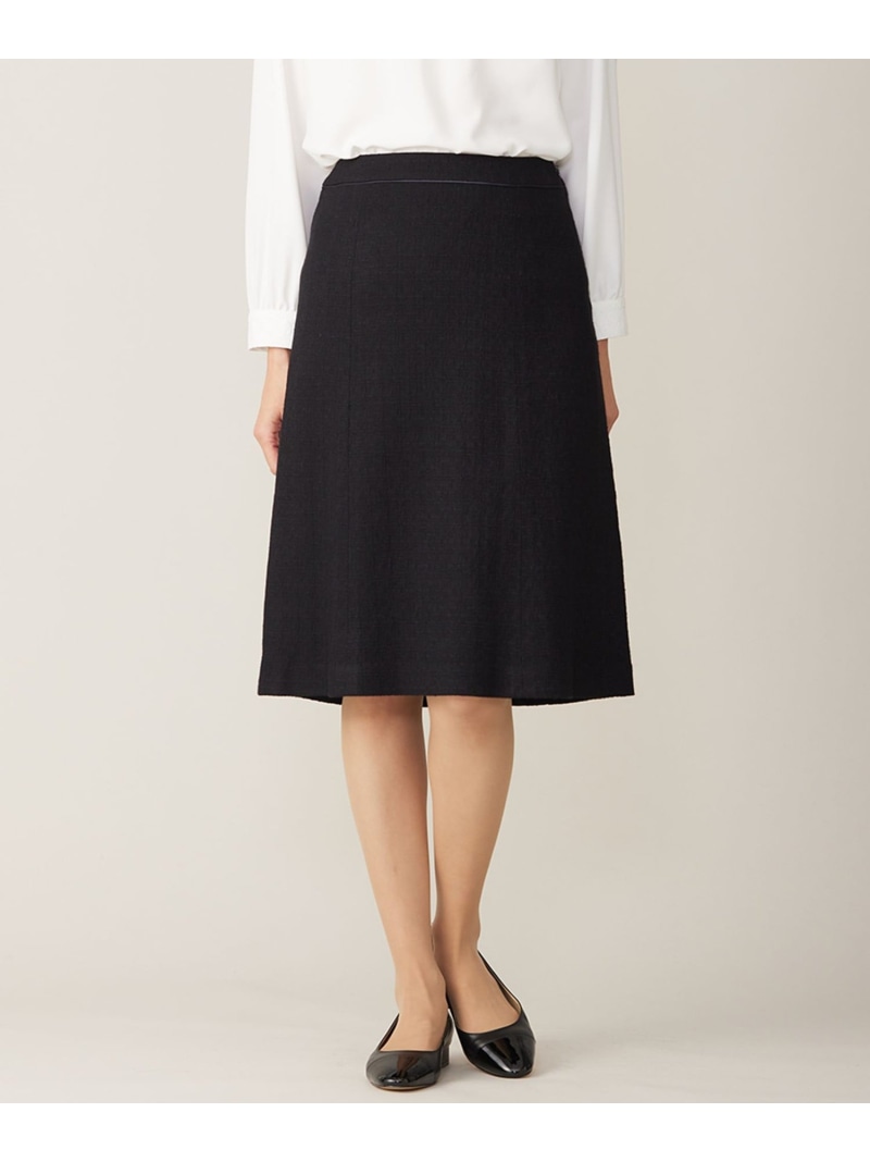 【SALE／50%OFF】【セットアップ対応】Light Tweed スカート J.PRESS ジェイプレス スカート ロング・マキシスカート ブラック ネイビー【RBA_E】【送料無料】[ Fashion]｜J.PRESS