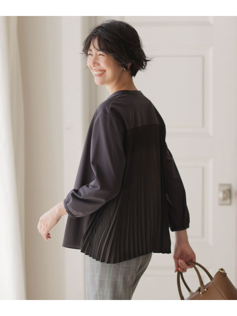 【SALE／40%OFF】コンパクトトリコット バックプリーツ カットソー J.PRESS ジェイプレス トップス カットソー・Tシャツ オレンジ ベージュ ブルー【RBA_E】【送料無料】[ Fashion]｜J.PRESS