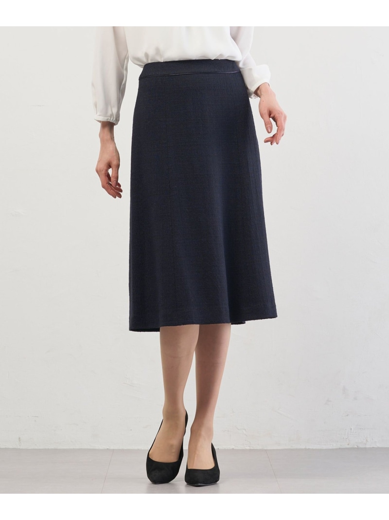 【セットアップ対応】Light Tweed スカート J.PRESS LADIES L ジェイプレス スカート ロング・マキシスカート ネイビー ブラック ベージュ【送料無料】[ Fashion]｜J.PRESS