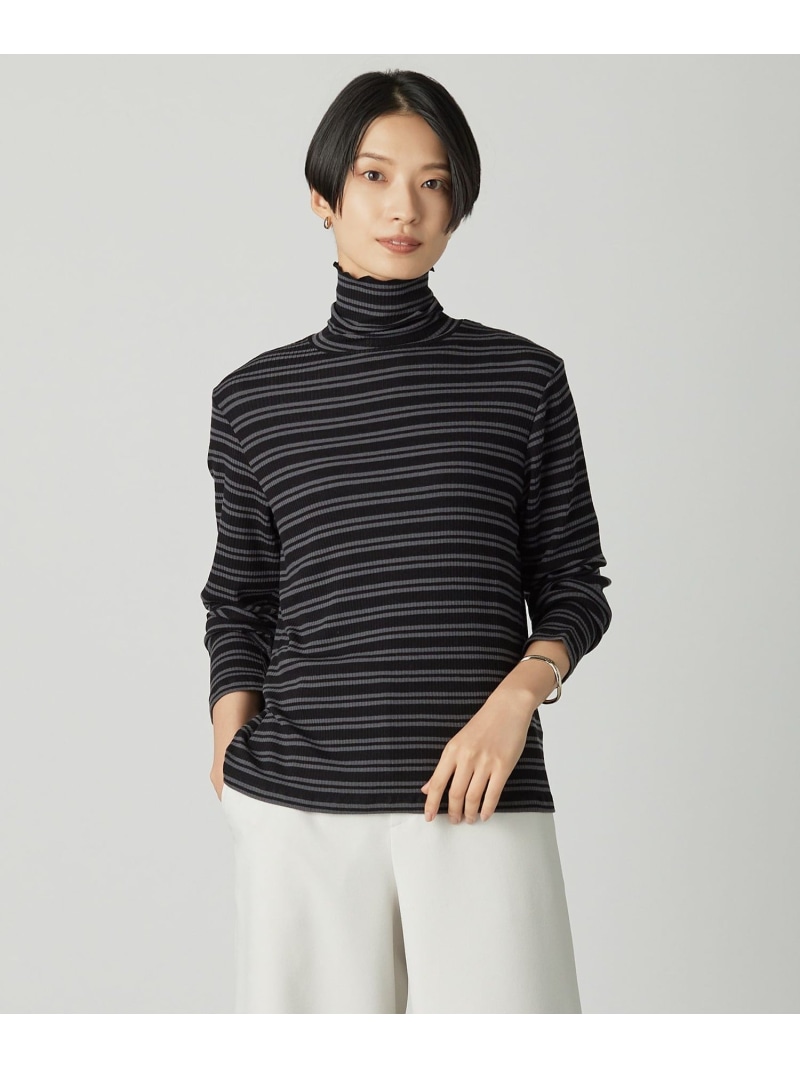 【SALE／20%OFF】カシミール地絹 シアーリブ 間借り人 タートル カットソー J.PRESS ジェイ押し付ける トップス カットソー・プルオーバー 黒いこと 白いこと【RBA_E】【貨物輸送無料】[ Fashion]