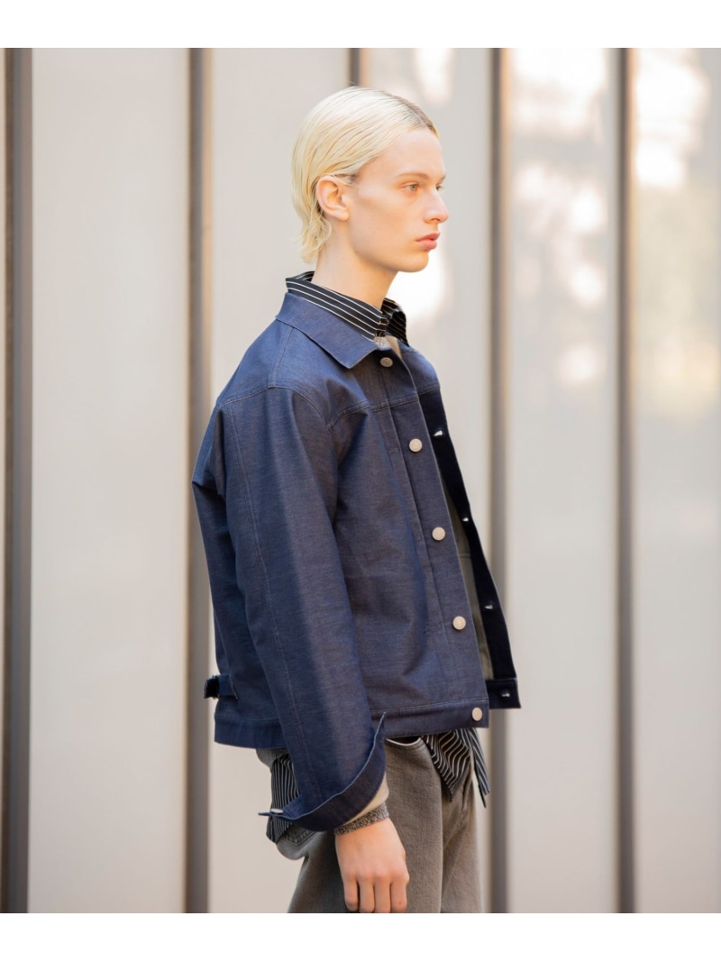 【KANEMASA JERSEY】ジャージー デニムジャケット J.PRESS ジェイプレス ジャケット・アウター デニムジャケット ブルー【送料無料】[ Fashion]