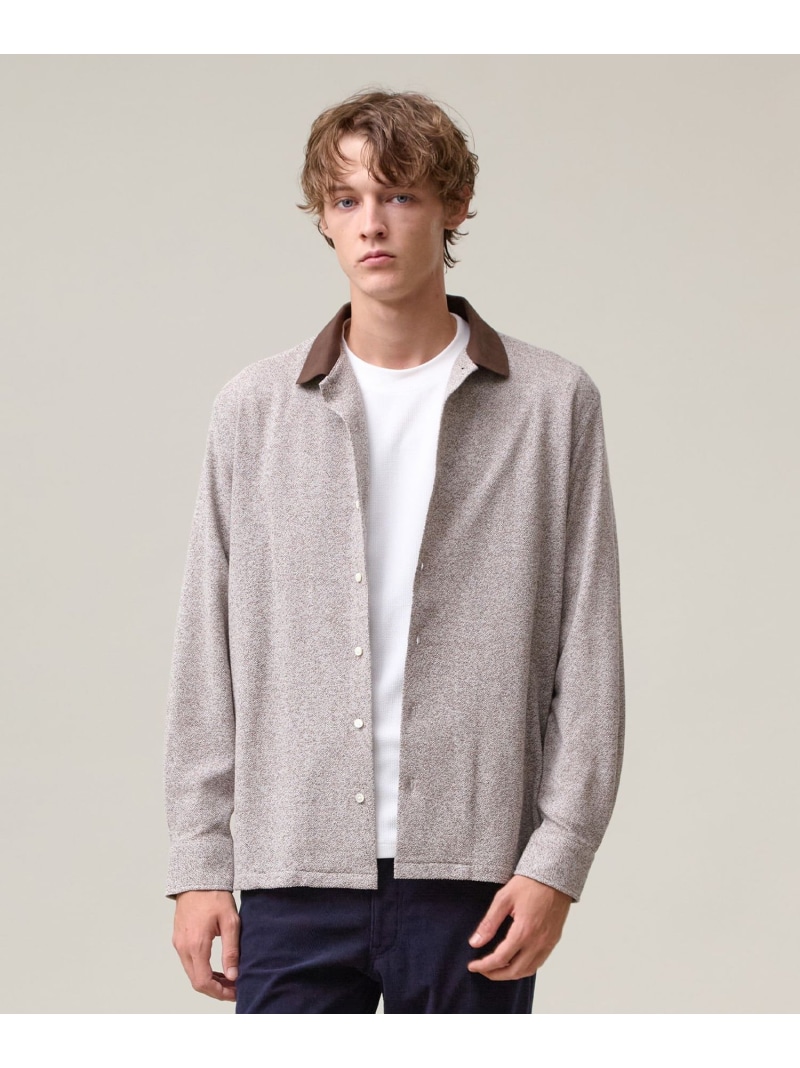 【SALE／20%OFF】【KANEMASA JERSEY】ツイステッドスムース ポロシャツ J.PRESS ジェイプレス トップス シャツ・ブラウス ネイビー ブラウン【RBA_E】【送料無料】[ Fashion] 19,536円