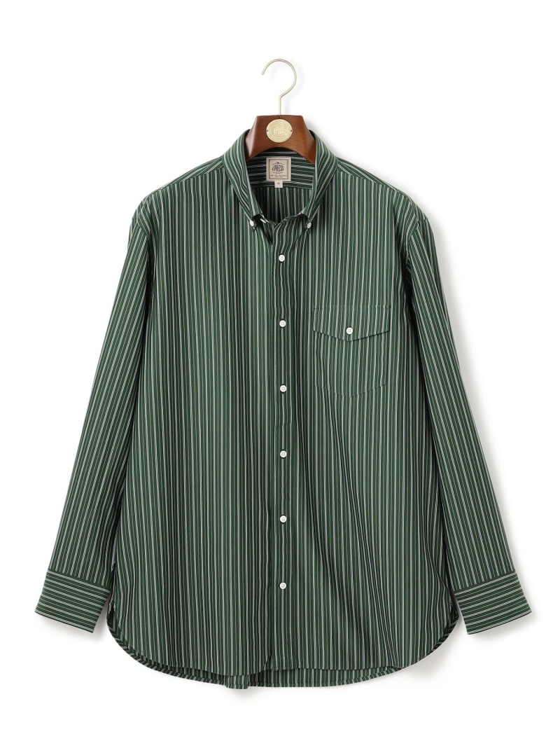 【SALE／30%OFF】【KING SIZE】KANEMASA マルチストライプジャージ シャツ J.PRESS ジェイプレス トップス シャツ・ブラウス グリーン ネイビー ベージュ【RBA_E】【送料無料】[ Fashion]