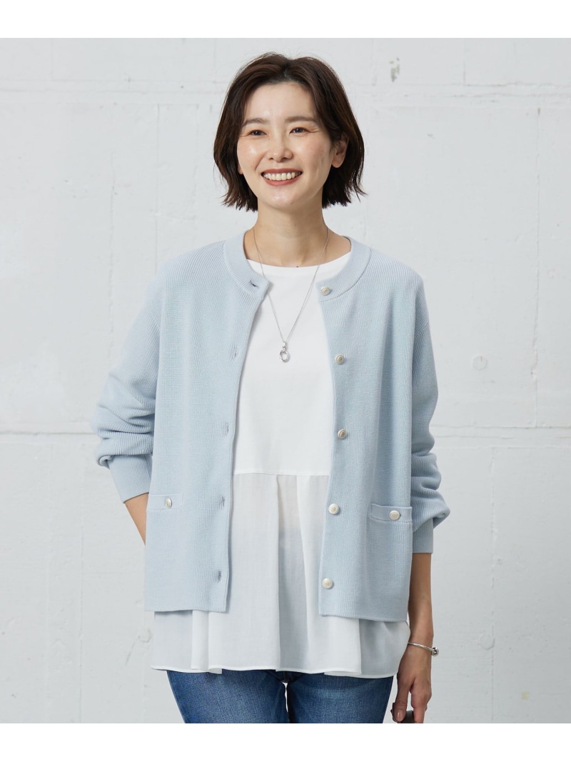【SALE／50%OFF】【洗える】ORGANIC GASS COTTON 労働者の一団素っ首 アウター J.PRESS ジェイ押し付ける ジャケット・アウター 余分の物のジャケット・アウター 青み ベージュ 米国海軍【RBA_E】【貨物輸送無料】[ Fashion]