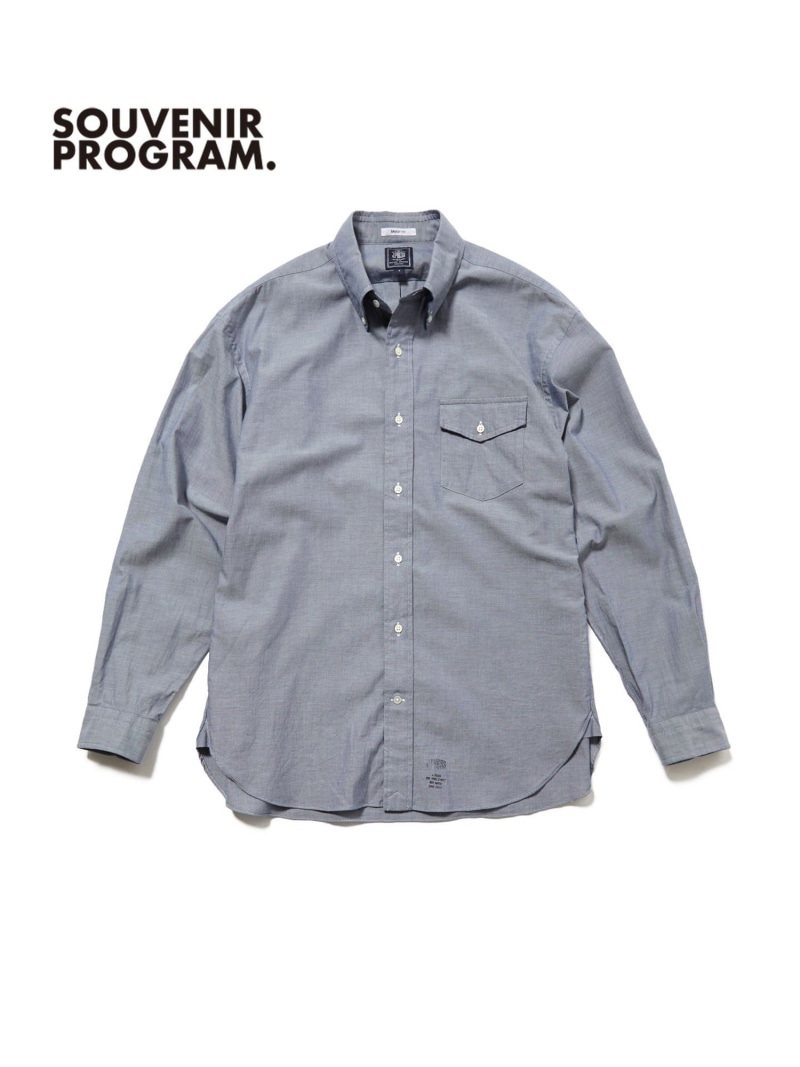 【J.PRESS ORIGINALS】【UNISEX】Cotton Dangary B.D. Shirt / Baggy-Fit J.PRESS ジェイプレス トップス シャツ・ブラウス ネイビー【送料無料】[ Fashion]