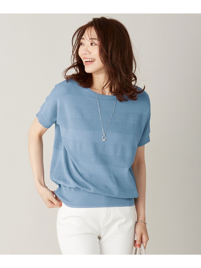 ジャカードボーダー カットソー J Press Ladies L ジェイプレス カットソー Tシャツ ベージュ グレー ピンク ブルー 送料無料 Rakuten Fashion septicin Com