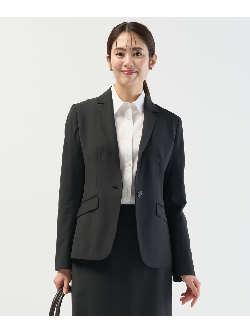 【セットアップ対応】BAHARIYE SOLID テーラード ジャケット J.PRESS LADIES L ジェイプレス ジャケット・アウター テーラードジャケット・ブレザー ブラック ネイビー【送料無料】[ Fashion] 29,244円
