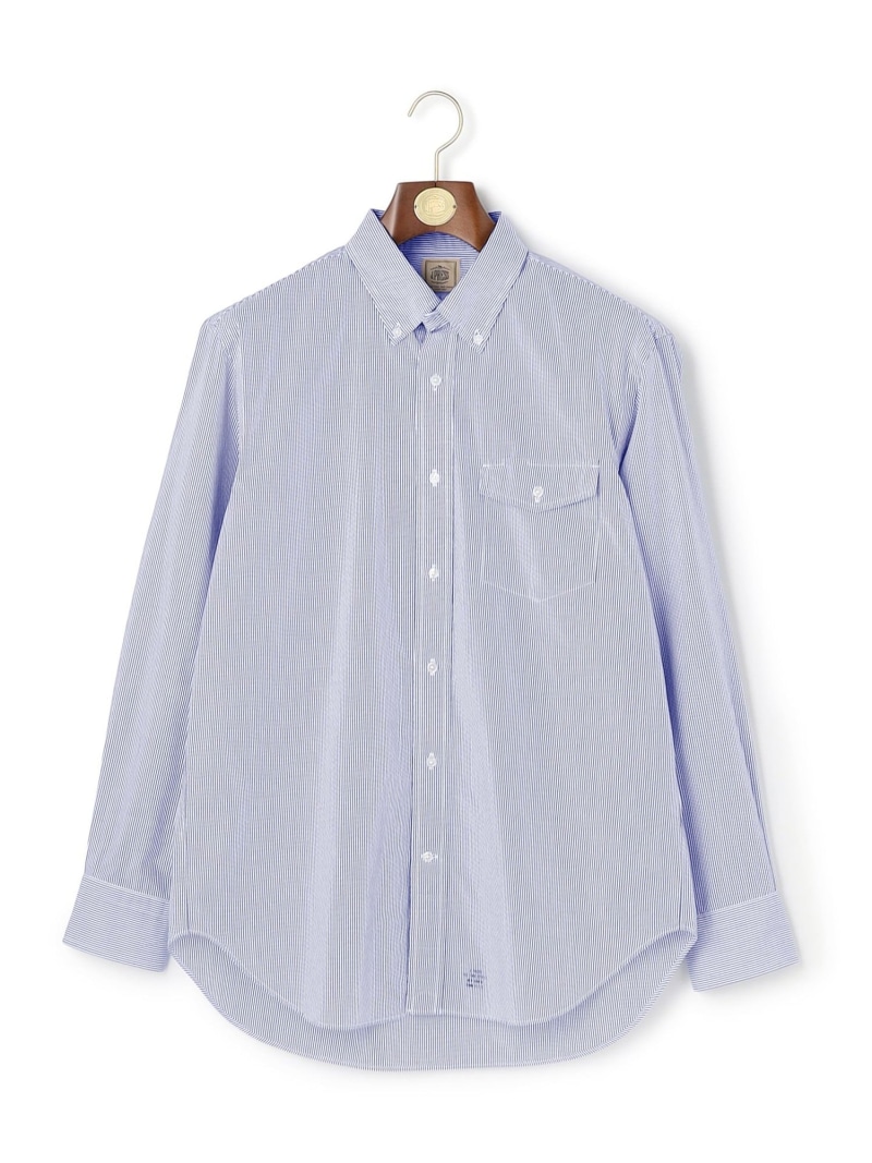 【SALE／20%OFF】【WEB・一部店舗限定】ストライプ シャツ / B.D. J.PRESS ジェイプレス トップス シャツ・ブラウス グリーン パープル【RBA_E】【送料無料】[ Fashion]