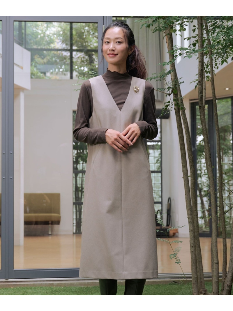 【SALE／30%OFF】ツムギートflannel 前掛けスコート J.PRESS LADIES L ジェイ押し付ける 衣装・御召しもの 前掛けスコート 米国海軍 ベージュ 薄墨色【RBA_E】【貨物輸送無料】[ Fashion]