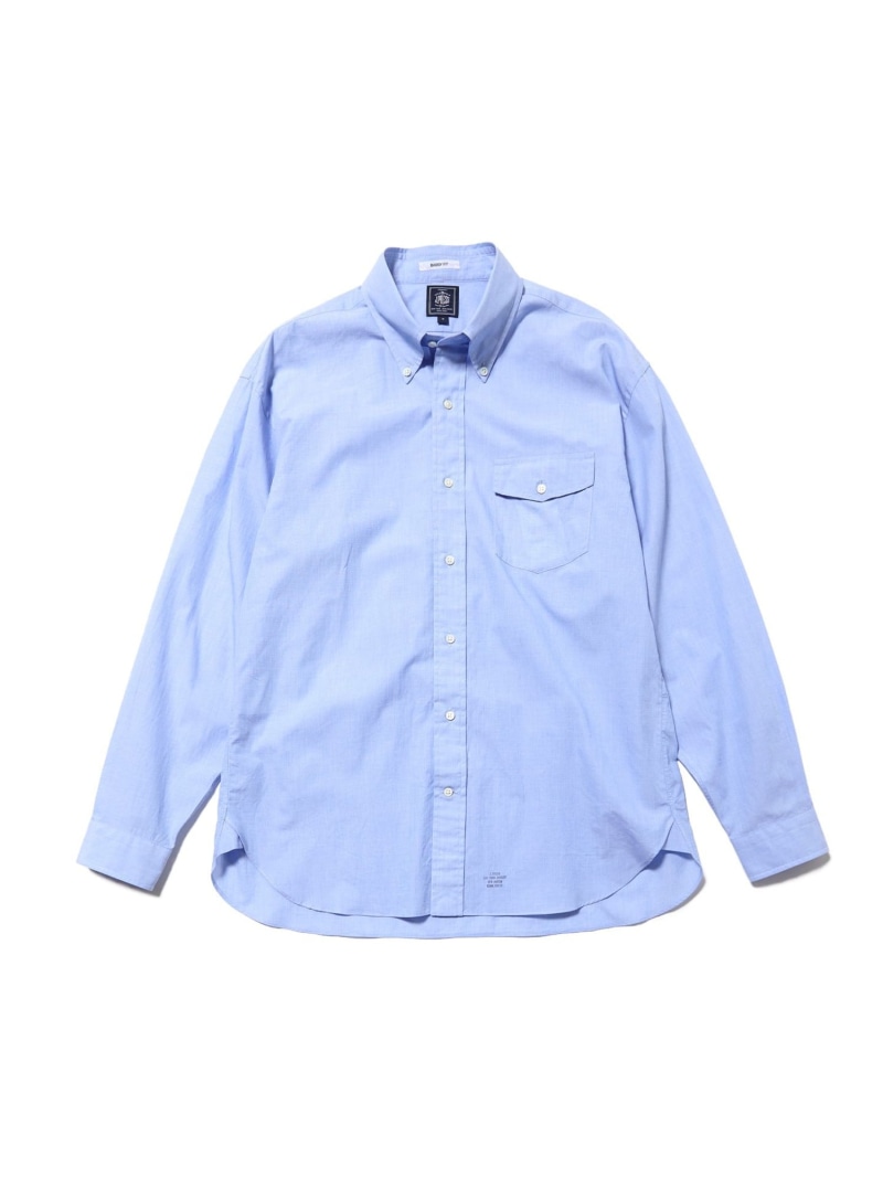 【J.PRESS ORIGINALS】American Pin Head Shirt / B.D. / Baggy-Fit J.PRESS ジェイ押し付ける トップス プルオーバー・トップ 青色 薄墨色【貨物輸送無料】[ Fashion] カジュアルシャツ-トップス