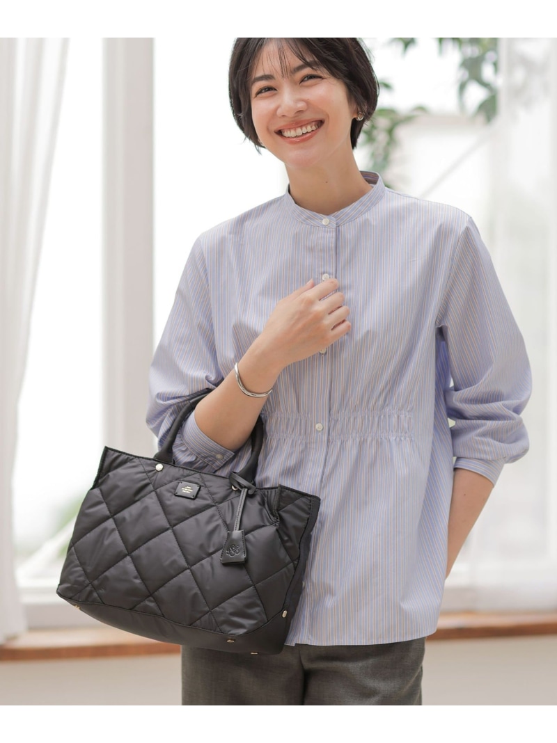 【SALE／30%OFF】【2way】ボンディングキルト トート バッグ J.PRESS ジェイプレス バッグ トートバッグ ブラック ブラウン ベージュ【RBA_E】【送料無料】[ Fashion]