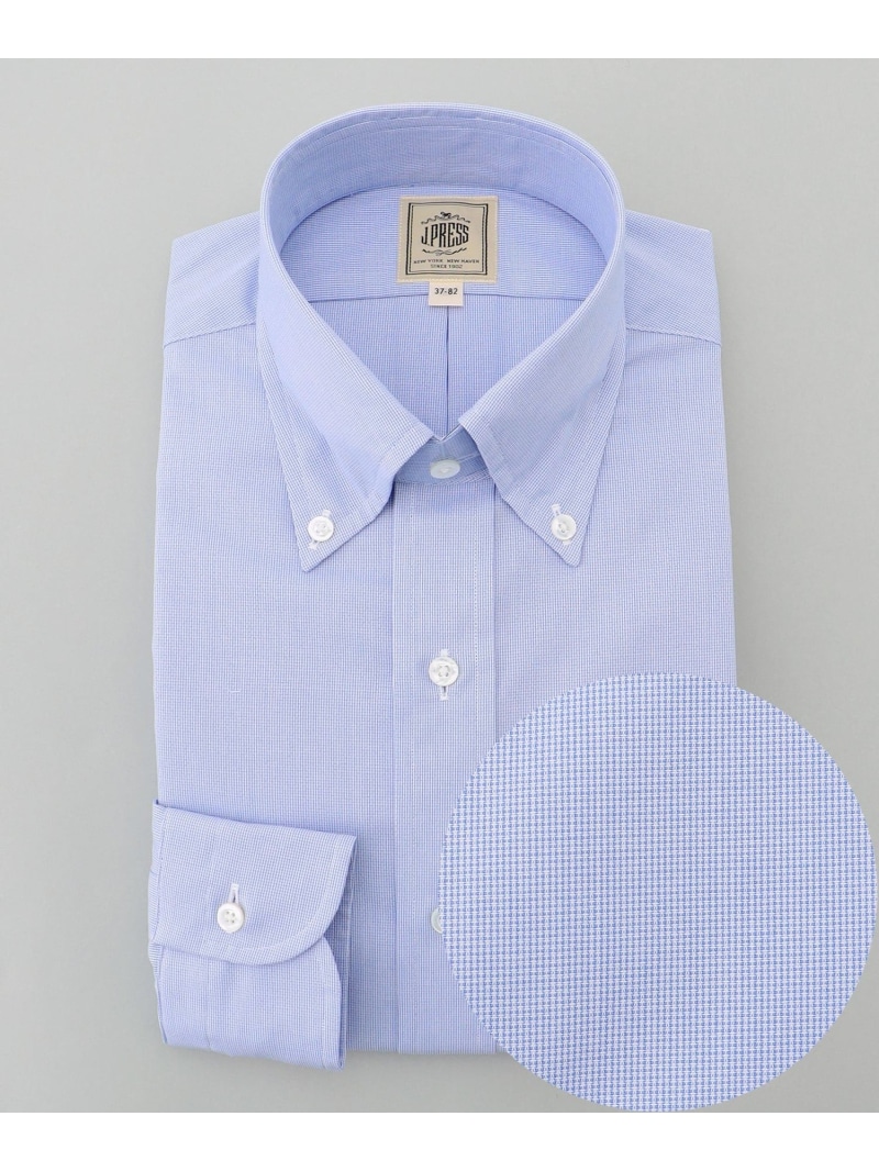 【Single Needle Tailoring / 形態安定】マイクログラフチェック シャツ / B.D. J.PRESS ジェイプレス トップス シャツ・ブラウス ネイビー【送料無料】[ Fashion]