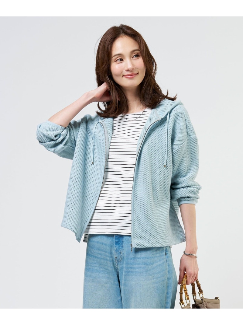 【SALE／20%OFF】【空調設備打つ手に】ラッセルスピード競技 パーカー J.PRESS LADIES L ジェイ押し付ける トップス パーカー・フーディー 薄墨色 ベージュ【RBA_E】【貨物輸送無料】[ Fashion]