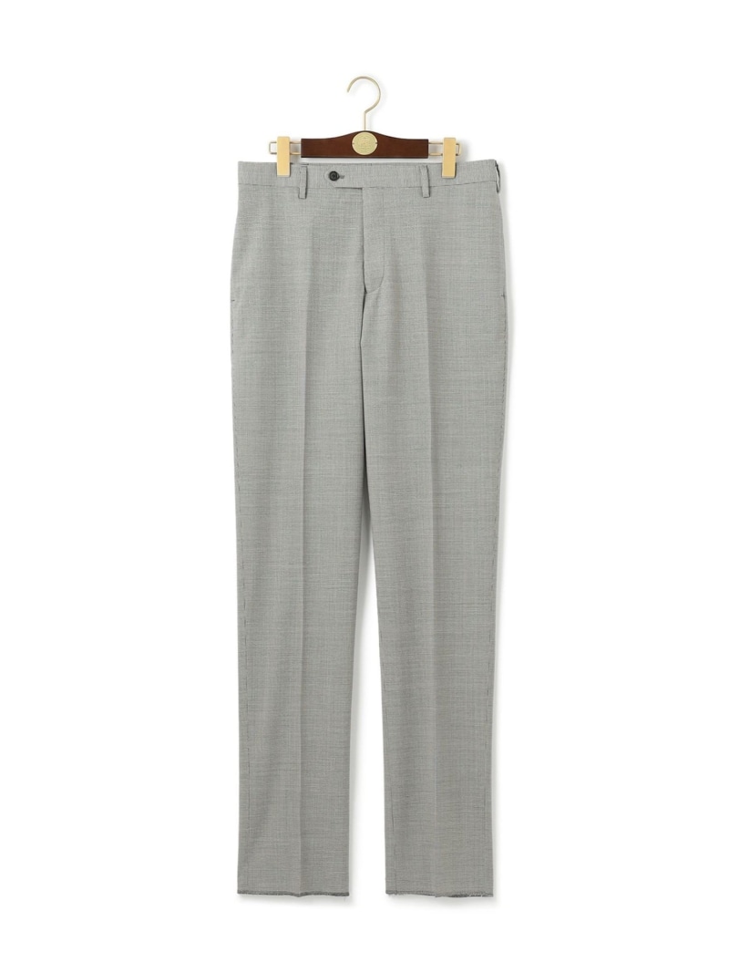 【SALE／30%OFF】【ストレッチ / ウォッシャブル可】ハウンドトゥース パワーストレッチウール スラックス J.PRESS ジェイプレス パンツ スラックス・ドレスパンツ ブラック【RBA_E】【送料無料】[ Fashion]