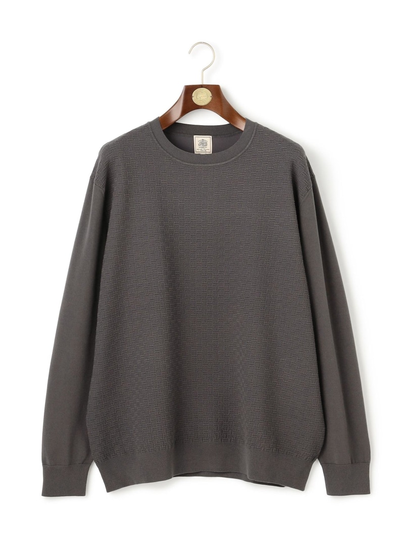 【SALE／20%OFF】【KING SIZE】【ストレッチ / イージーケア】【FLEX YARN】クルーネック ニット J.PRESS ジェイプレス トップス ニット ネイビー【RBA_E】【送料無料】[ Fashion]