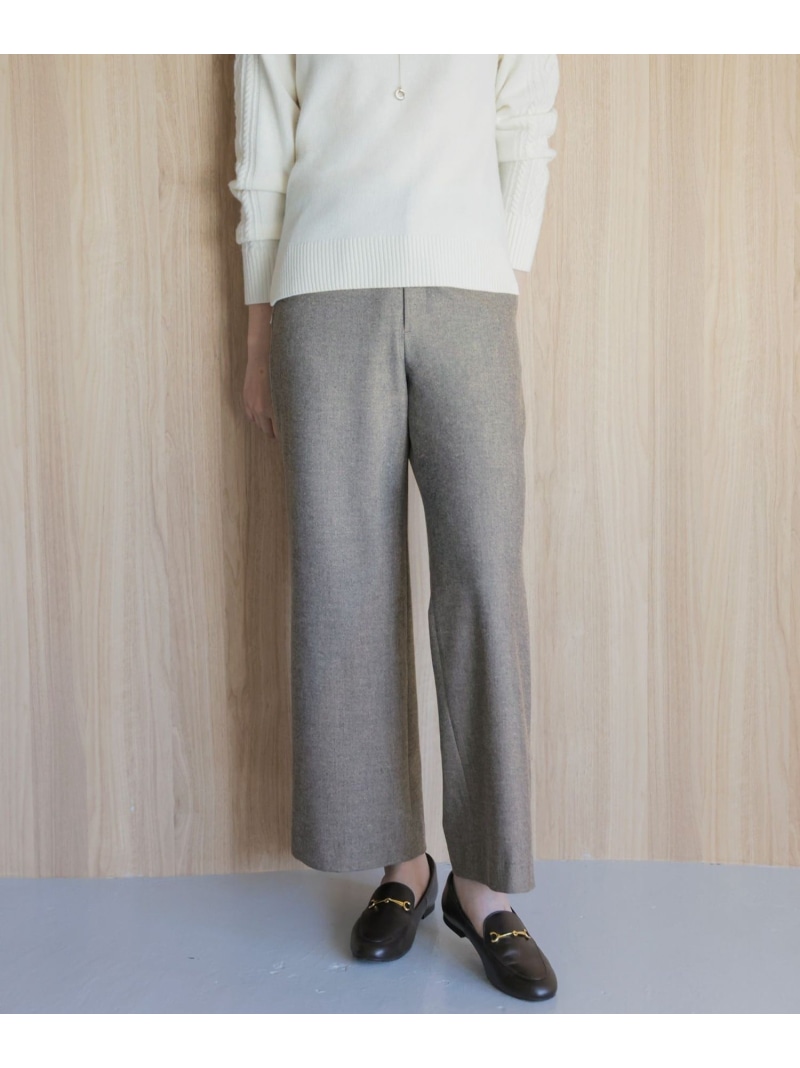 【SALE／40%OFF】【洗える】チェルビック セミワイド パンツ J.PRESS ジェイプレス パンツ その他のパンツ ブラウン ネイビー グレー【RBA_E】【送料無料】[ Fashion]｜J.PRESS