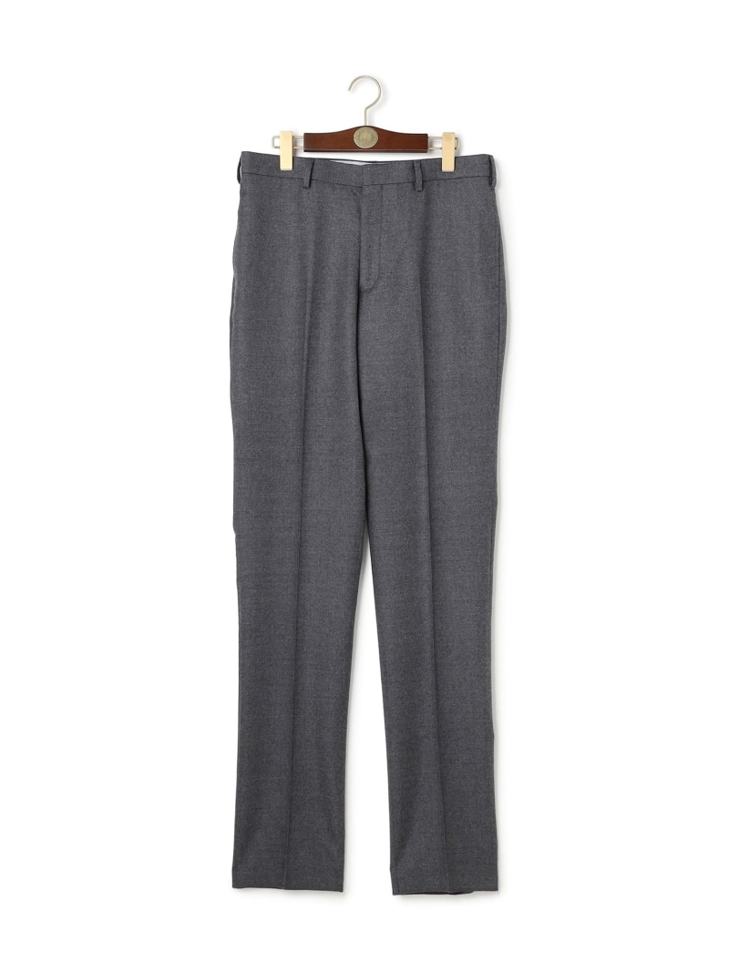 【SALE／20%OFF】【ストレッチ / 洗える】トリートメントウール フランネル スラックス J.PRESS ジェイプレス パンツ スラックス・ドレスパンツ グレー【RBA_E】【送料無料】[ Fashion]